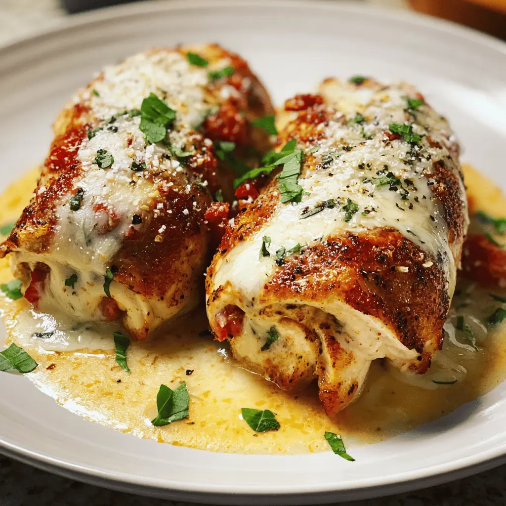 Easy Cheesy Chicken Rollatini Recipe