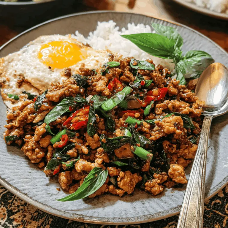 Easy Thai Basil Chicken Stir-Fry (Pad Krapow Gai)