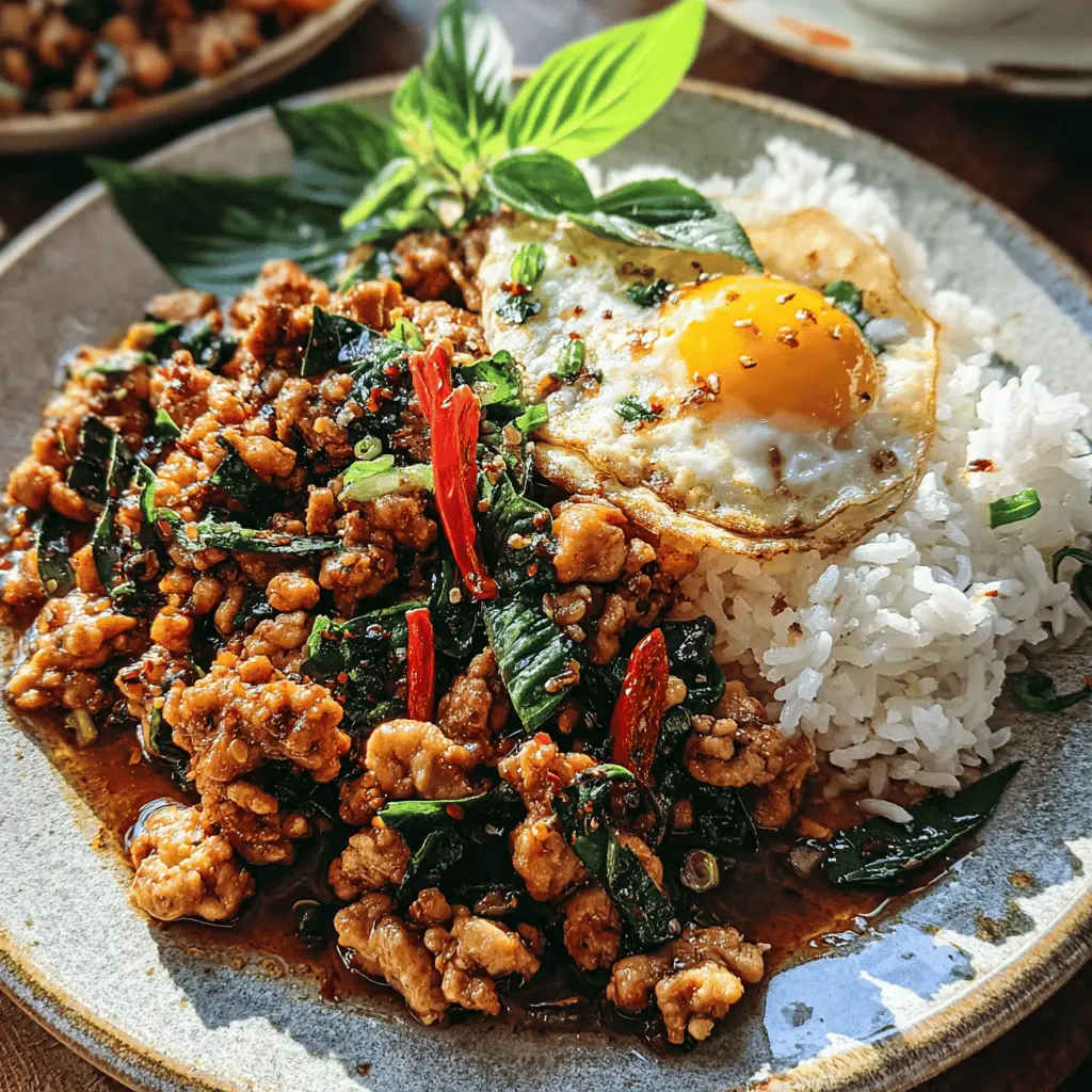 Easy Thai Basil Chicken Stir-Fry (Pad Krapow Gai)