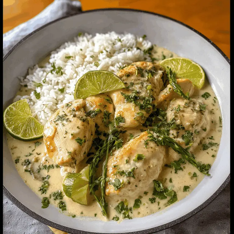 Easy Creamy Coconut Lime Chicken Recipe