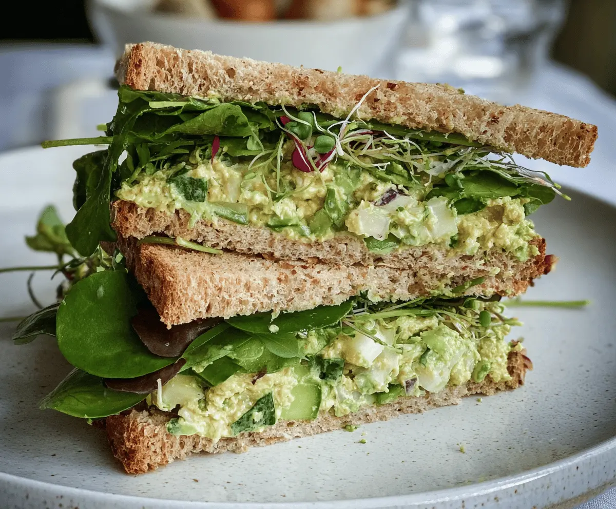 Easy Green Goddess Salad Sandwich Recipe