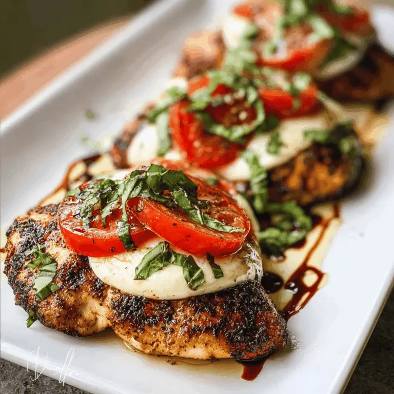Easy Grilled Chicken Caprese Recipe