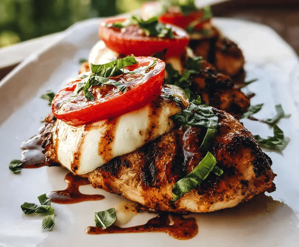 Easy Grilled Chicken Caprese Recipe