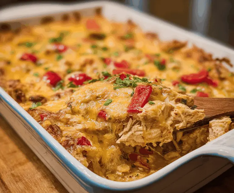 Easy Chicken Fajita Casserole Recipe