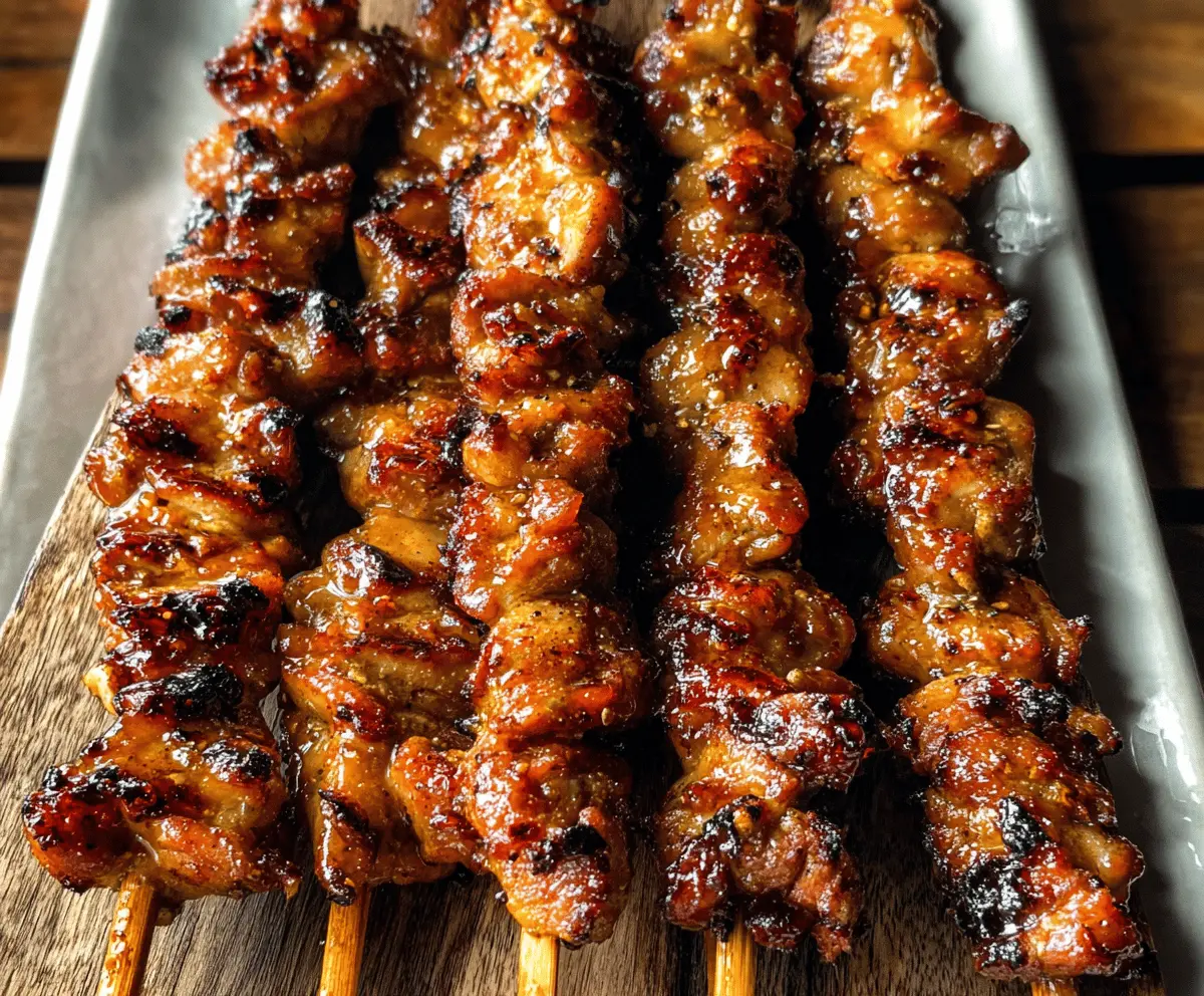 Easy Grilled Thai Chicken Skewers Recipe