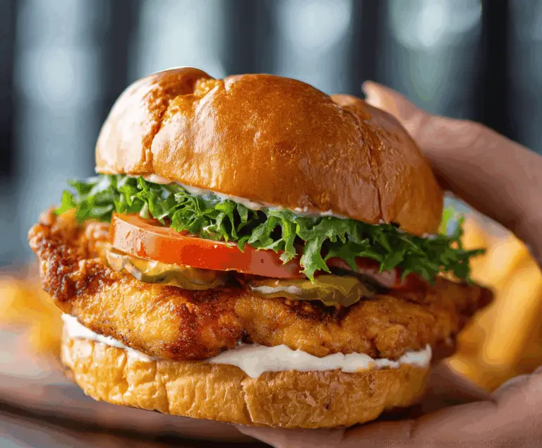 Easy Crispy Chicken Sandwich Recipe