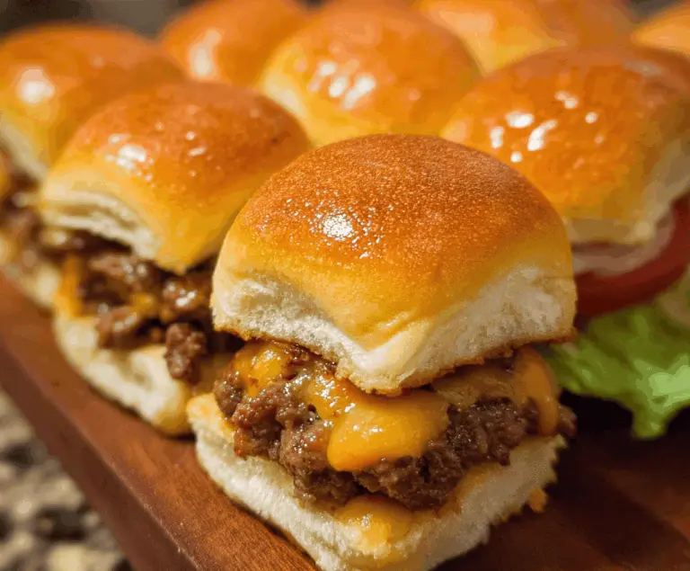 Easy Cheeseburger Sliders Recipe For Busy Nights