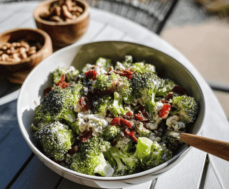 Easy Crunchy Broccoli Salad Recipe