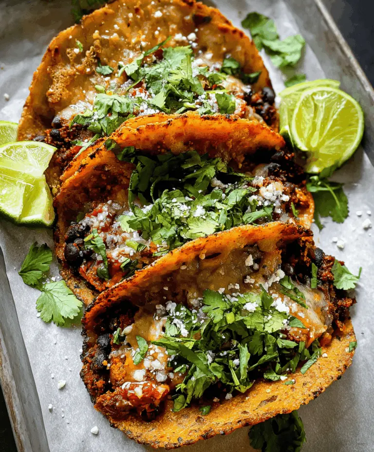 Easy Crispy Black Bean Tacos Recipe