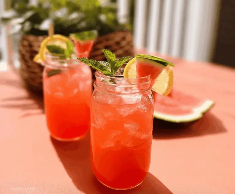 Easy Copycat Chick-fil-A Watermelon Mint Lemonade