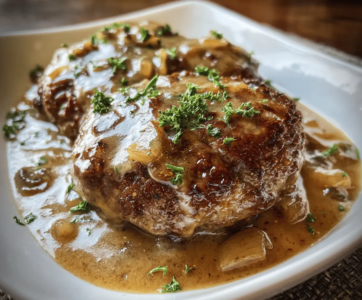 Easy Amish Hamburger Steak Bake Recipe