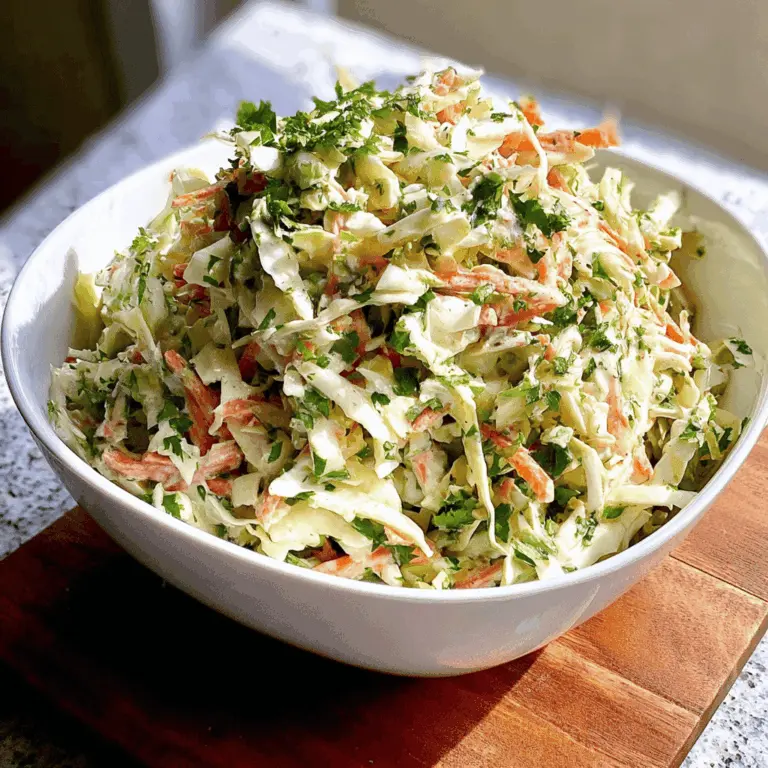 Easy Creamy Cilantro Lime Coleslaw Recipe