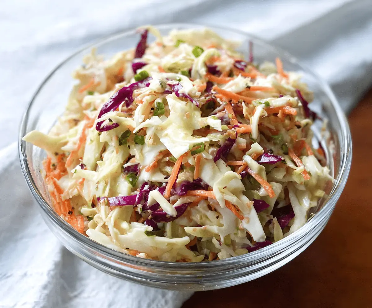 Easy Creamy Coleslaw for Pulled Pork