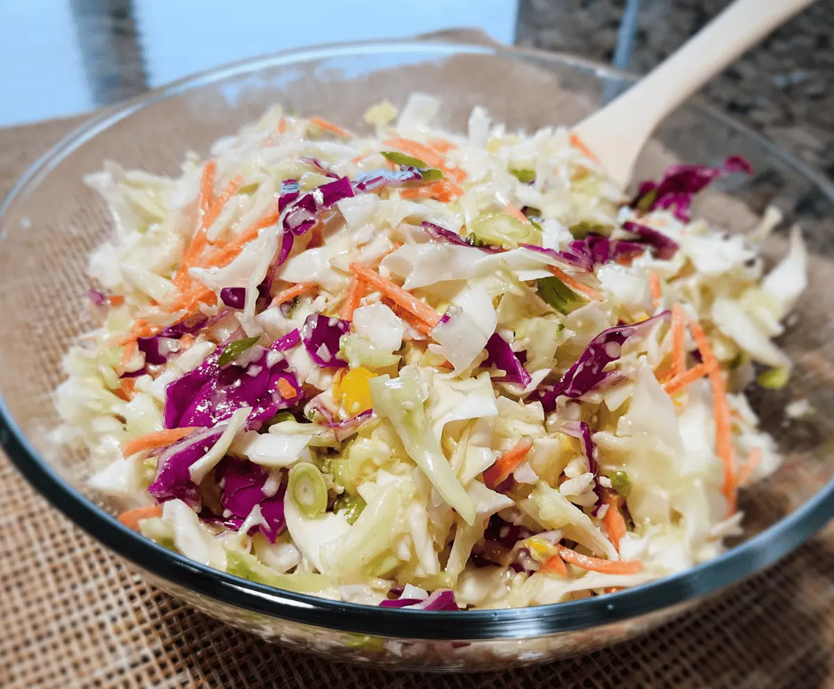 Easy Hawaiian Coleslaw Recipe with Pineapple