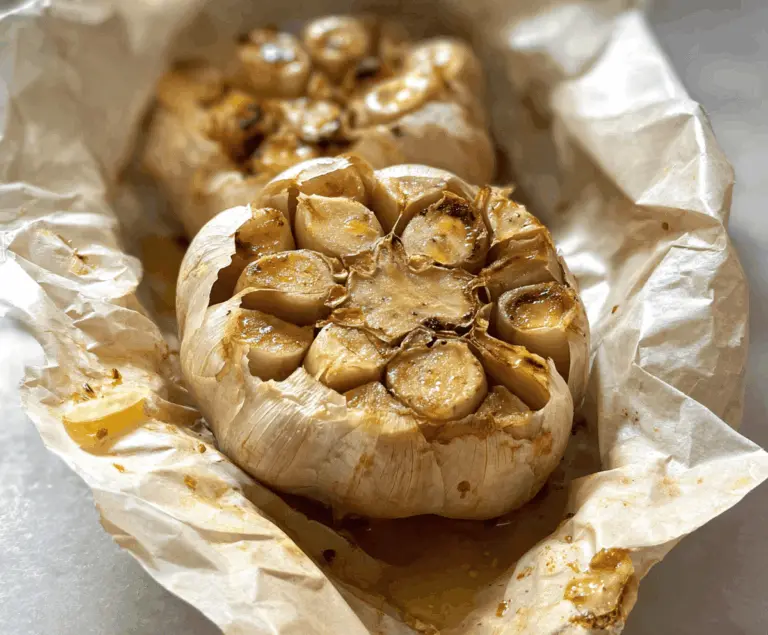 Easy Roasted Garlic Recipe Without Foil