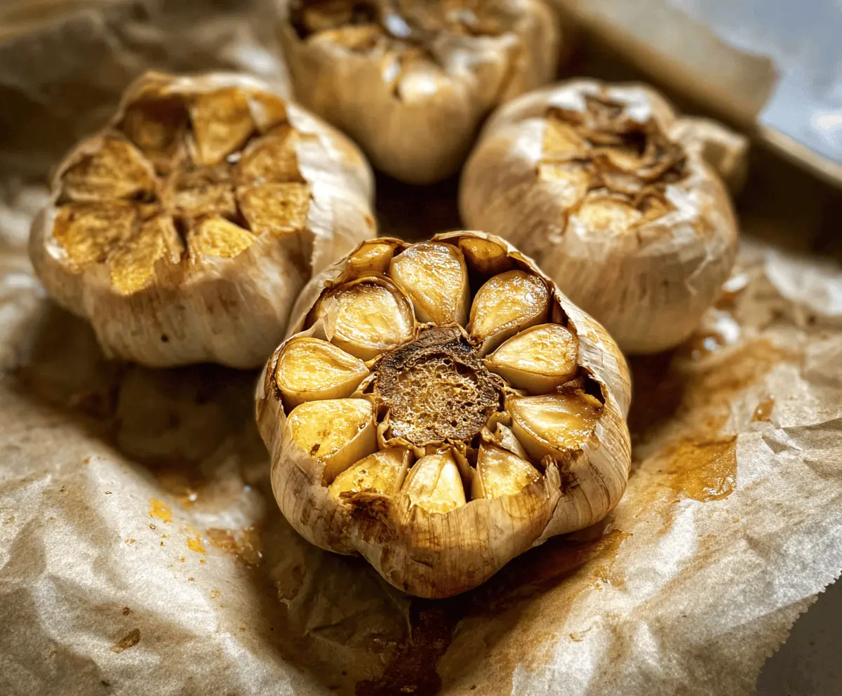 Easy Roasted Garlic Recipe Without Foil