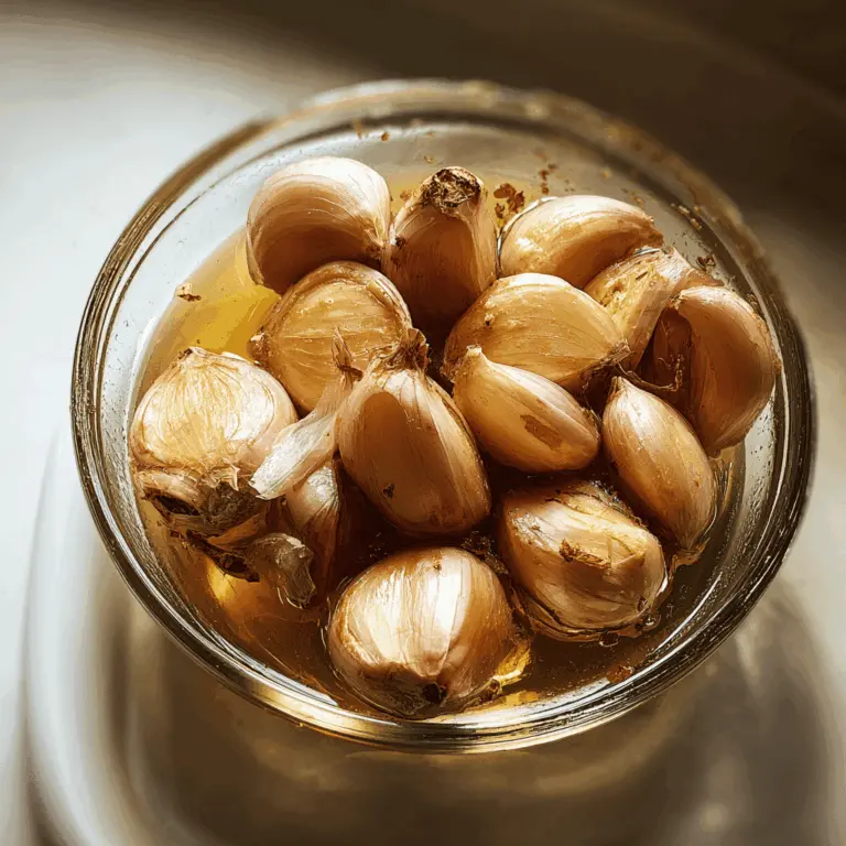 Easy Garlic Confit Recipe for Cooking and Flavor