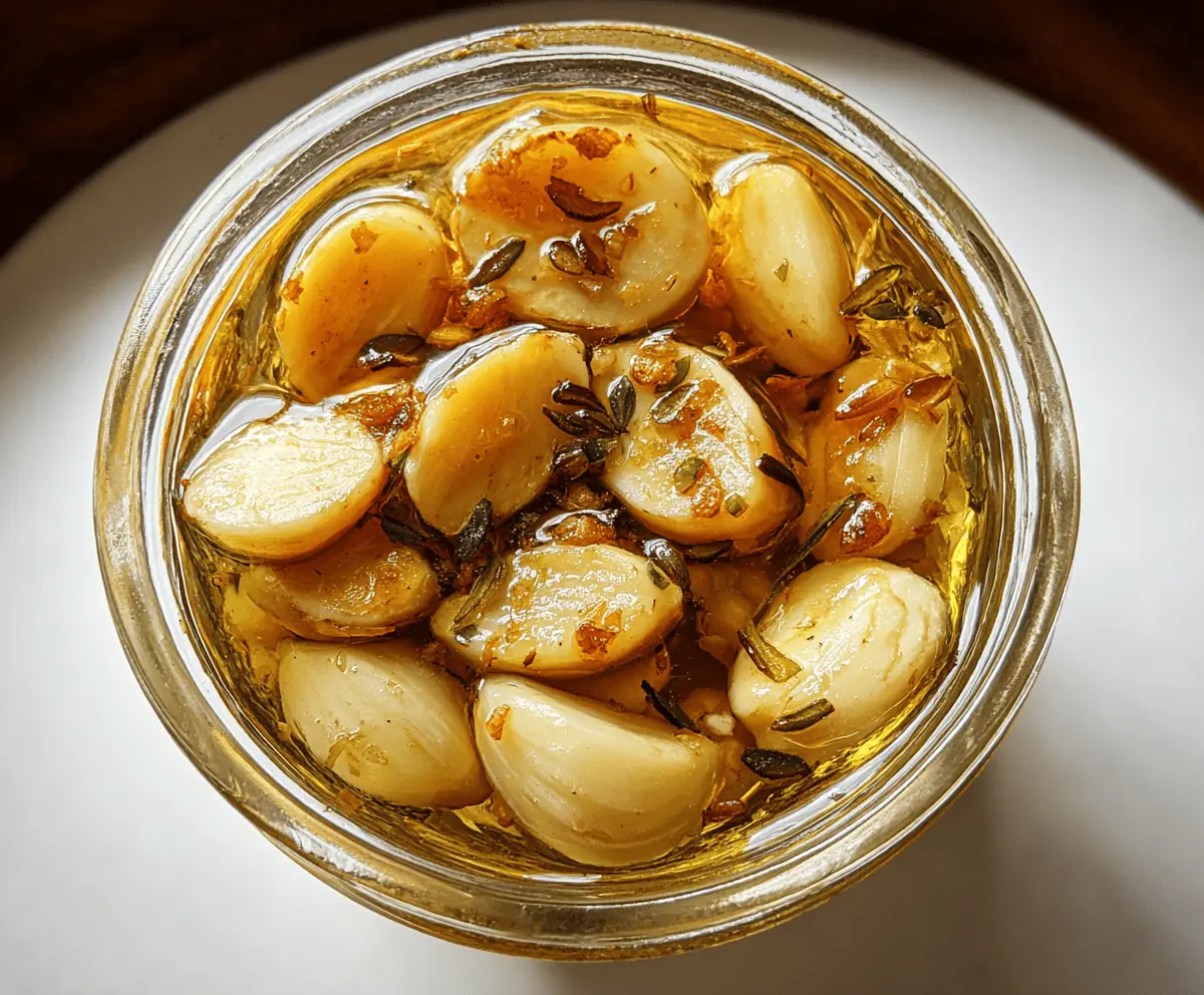 Easy Garlic Confit Recipe for Cooking and Flavor