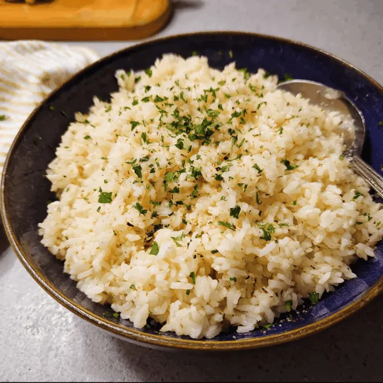Easy Savory Garlic Butter Rice Recipe