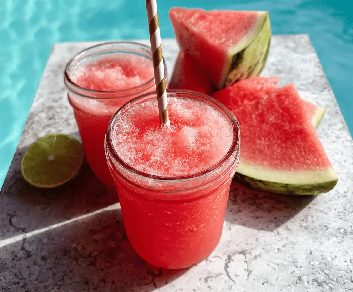 Refreshing Watermelon Vodka Slush Recipe