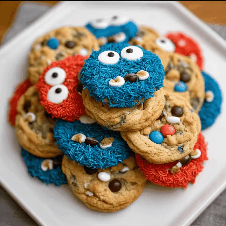 Easy 4th of July Monster Cookie Recipe
