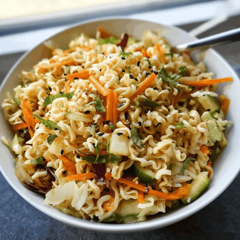 Easy Crunchy Ramen Noodle Salad Recipe