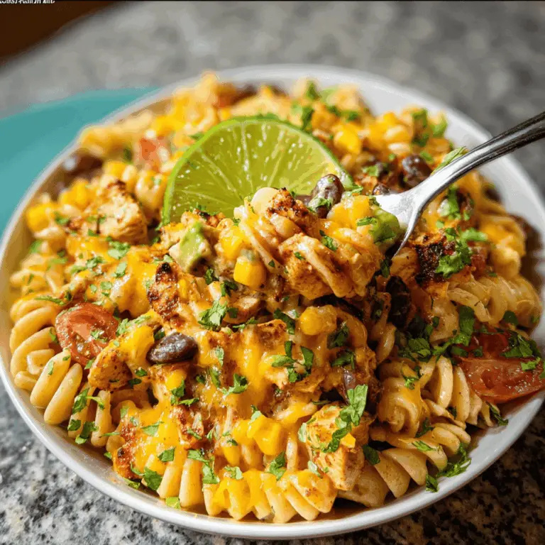 Zesty Chicken Enchilada Pasta Salad Recipe