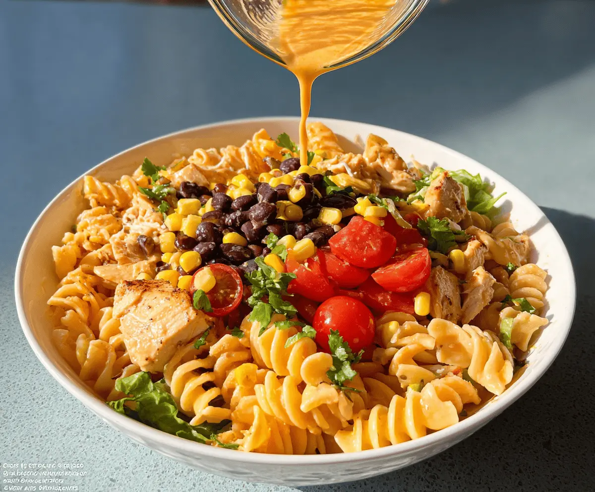 Zesty Chicken Enchilada Pasta Salad Recipe