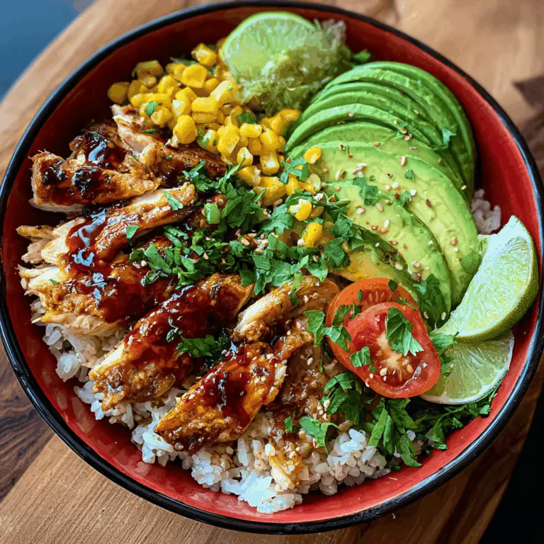 Easy Honey Chipotle Chicken Rice Bowl Recipe