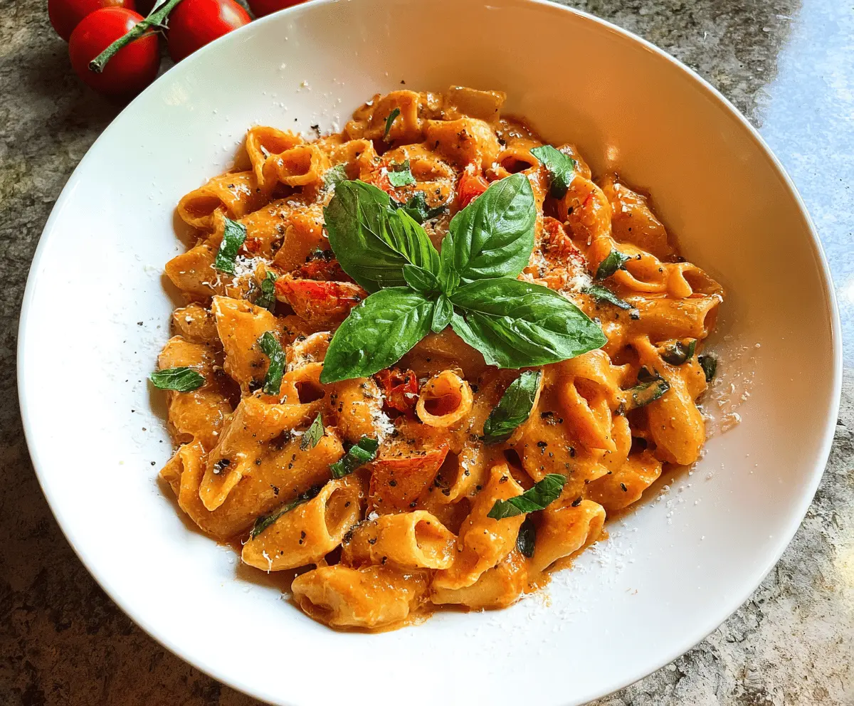 Creamy Basil Tomato Pasta Recipe for Easy Weeknights