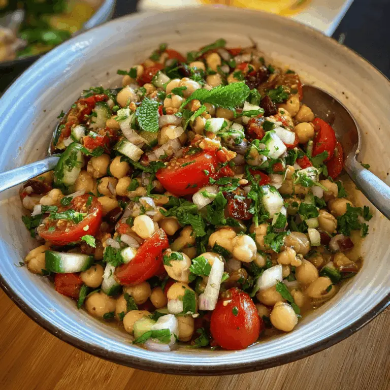 Easy Mediterranean Bean Salad Recipe for Healthy Meals