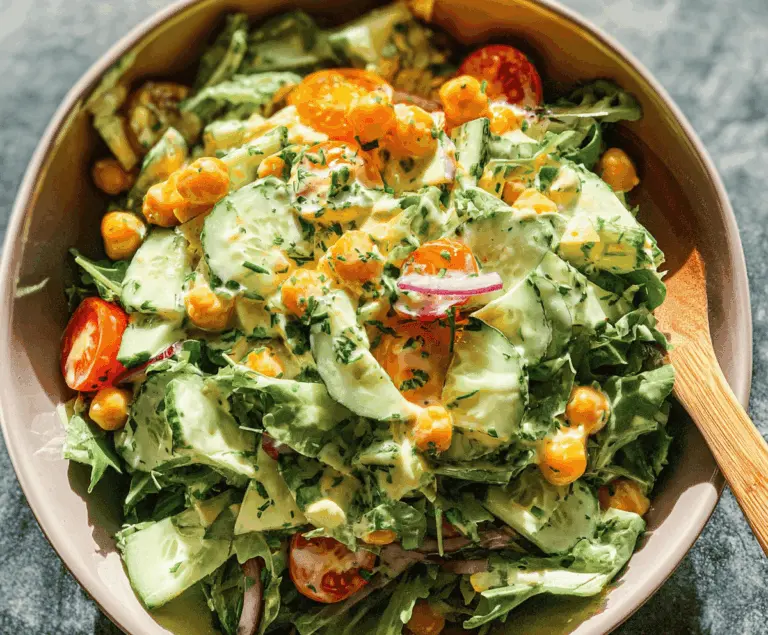 Healthy Vegan Sunshine Salad Recipe