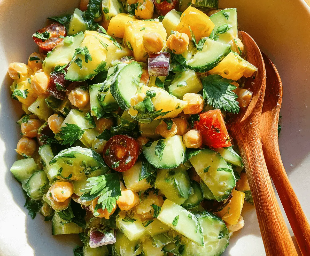 Healthy Vegan Sunshine Salad Recipe