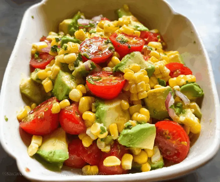 Fresh Corn Tomato Avocado Salad Recipe