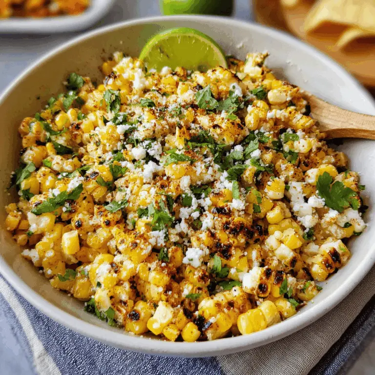 Easy Mexican Street Corn Salad Recipe