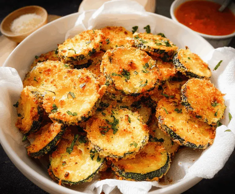 Crispy Baked Zucchini Chips Recipe