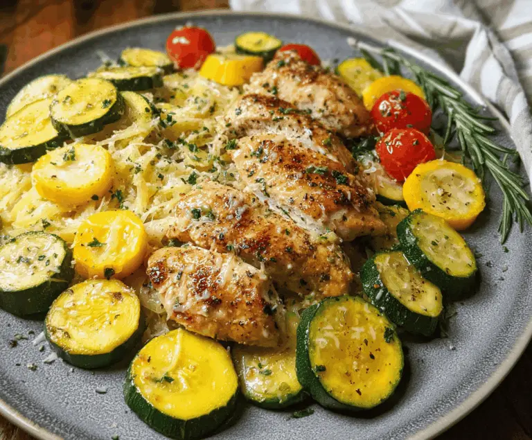Easy One-Pan Chicken Breast with Zucchini and Squash