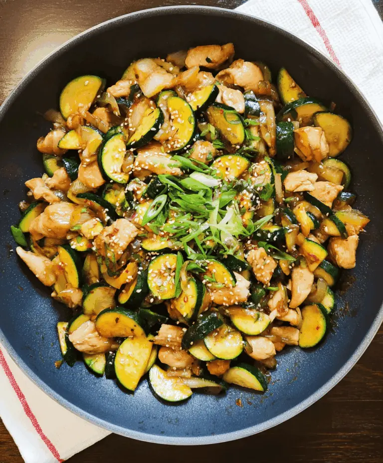 Healthy Chicken Zucchini Stir Fry Recipe