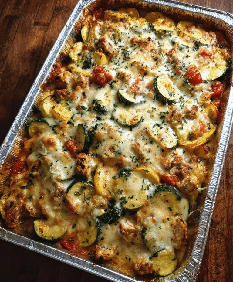 Easy Italian Chicken and Zucchini Bake Recipe