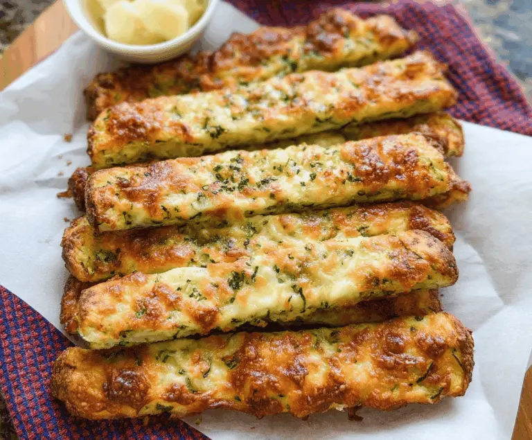 Easy Zucchini Breadsticks Recipe for Snacks