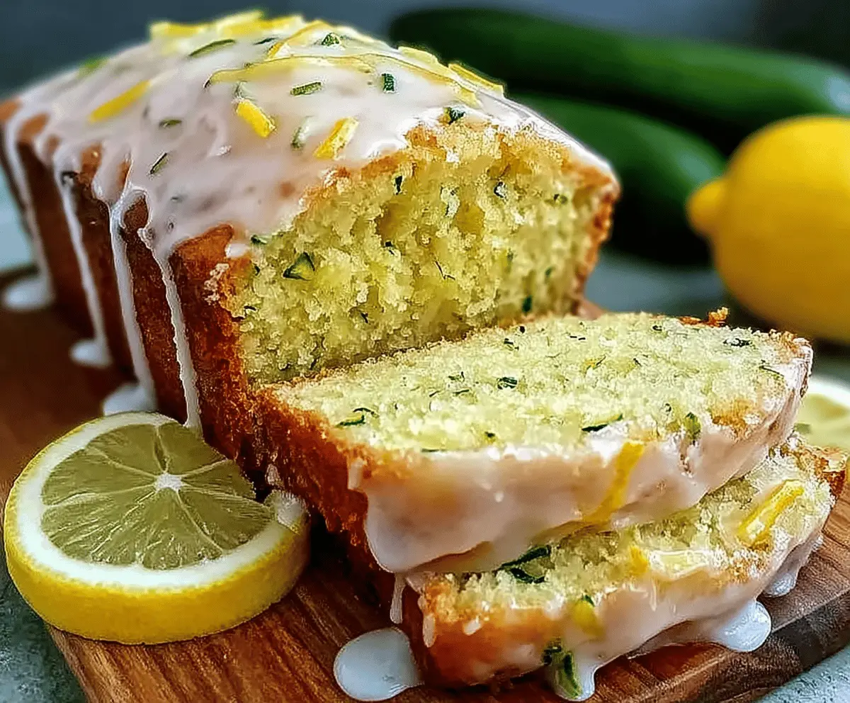 Moist Lemon Zucchini Bread Recipe