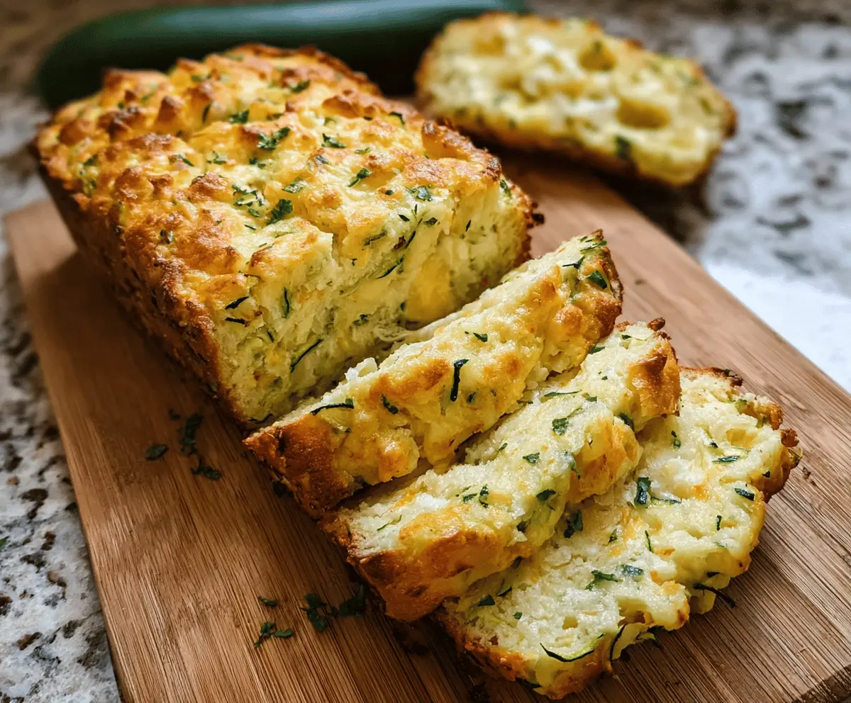 Moist Zucchini Cheese Bread Recipe