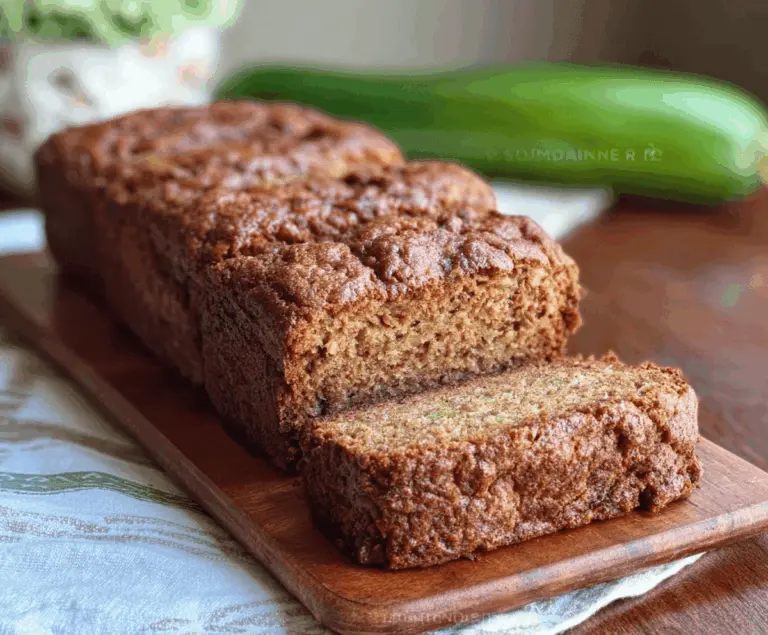 Moist Almond Flour Zucchini Bread Recipe