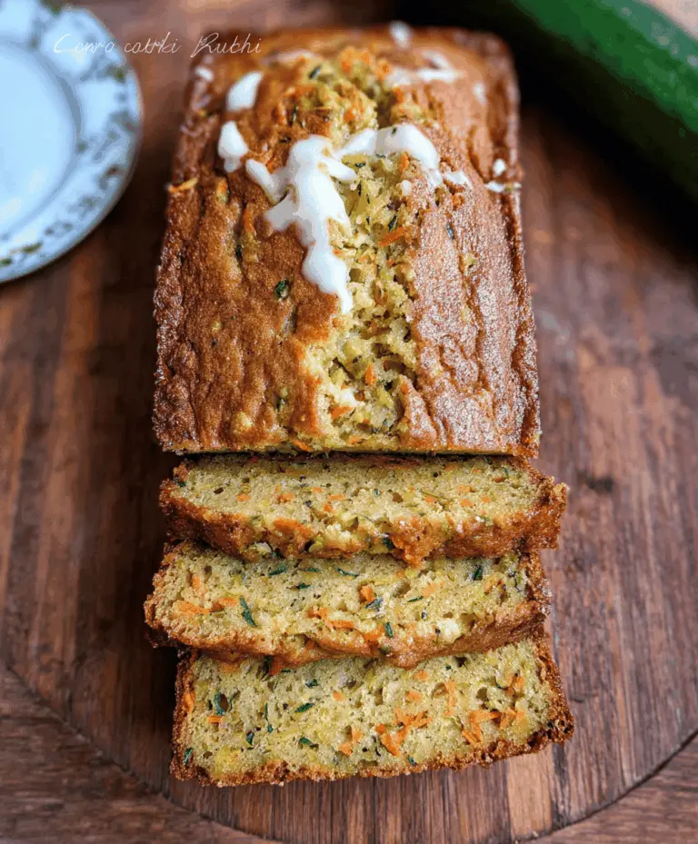 Moist Carrot Apple Zucchini Bread Recipe