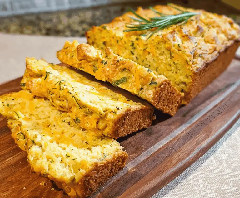 Easy Herb and Cheddar Squash Bread Recipe