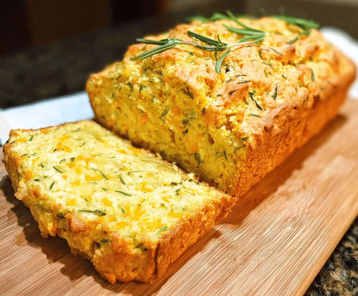 Easy Herb and Cheddar Squash Bread Recipe