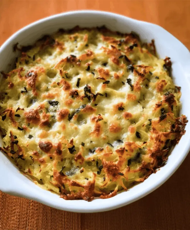 Healthy Spaghetti Squash Au Gratin Recipe