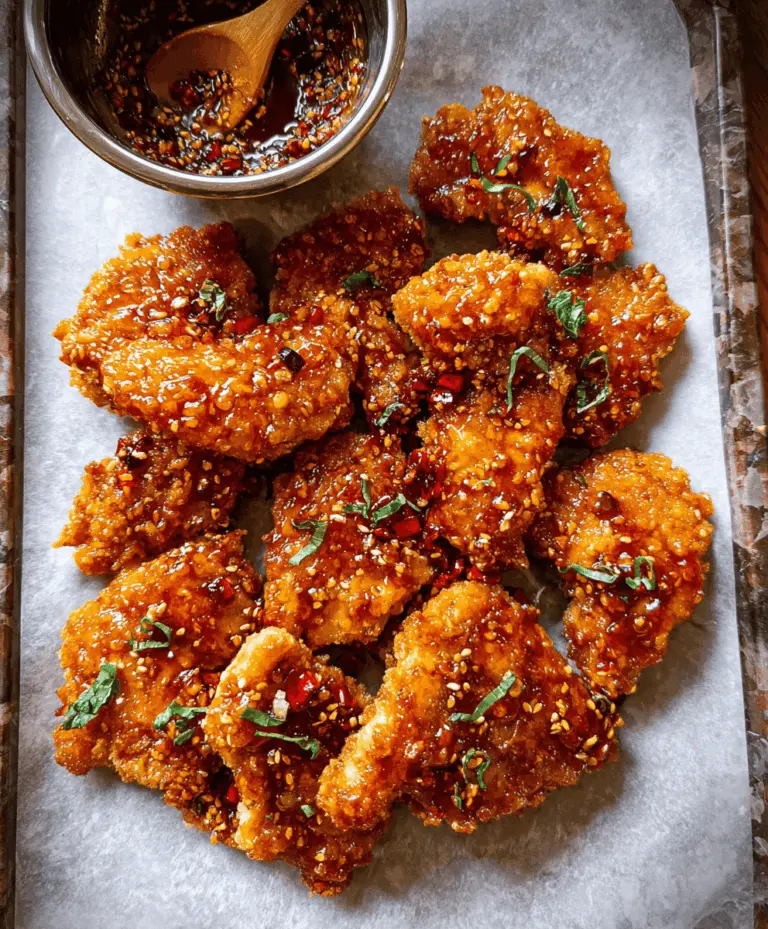 Crispy Baked Hot Honey Chicken Recipe