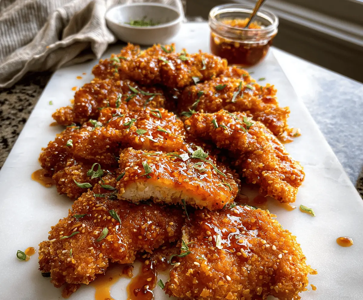 Crispy Baked Hot Honey Chicken Recipe
