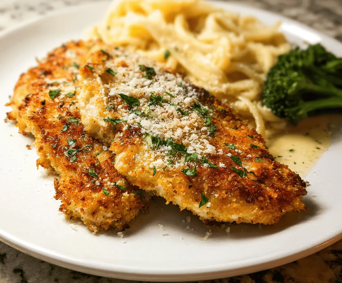 Crispy Parmesan Crusted Chicken Recipe
